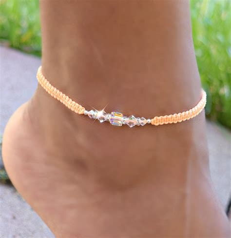 swarovski anklet